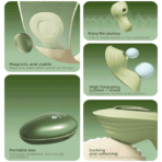 Avocado-shaped vibrating and sucking wearable masturbator - 图片 3