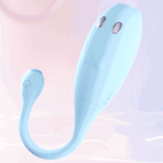 Electric current stimulating vibrator for internal self-stimulation and orgasm