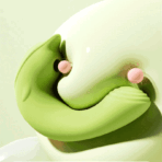 Dolphin-shaped insertable suction vibrator