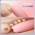 Smart remote-controlled wireless vibrating dildo/masturbator - 图片 4