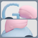 Little Dolphin Clitoral Sucking Vibrating Egg Masturbator - 图片 2